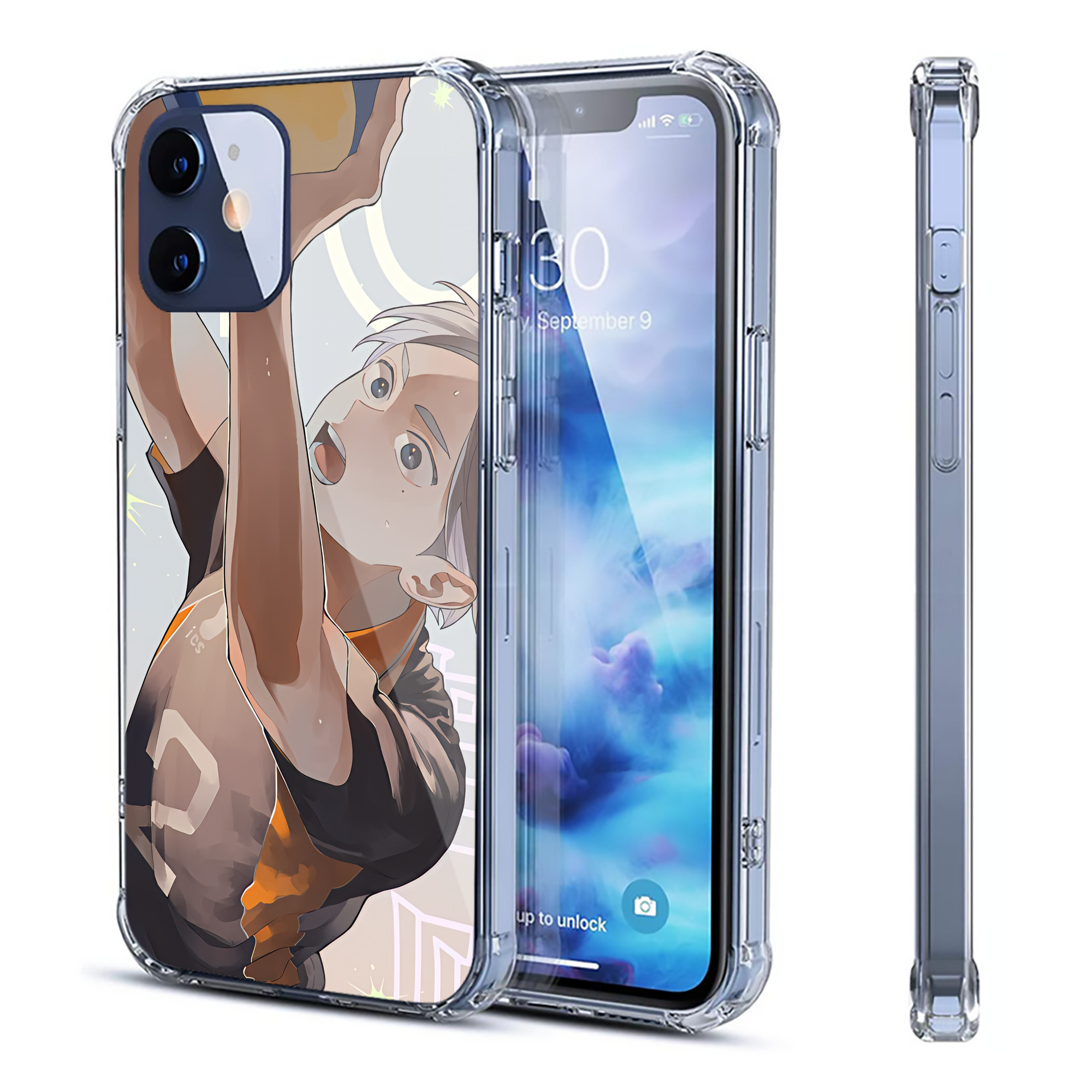（画像用） ハイキュー!! Haikyu!! 【iPhone 12シリーズ対応】透明スマホケース（クリアソフトケース）